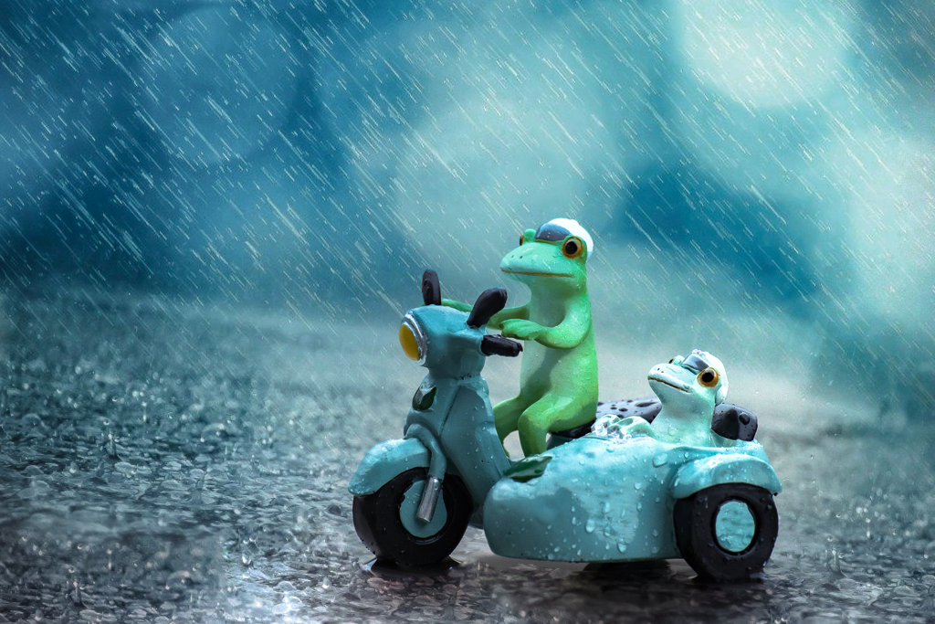 Rainy touring
