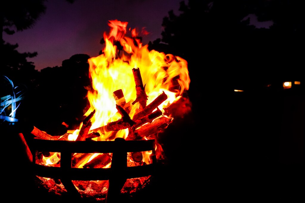 松明の温もり