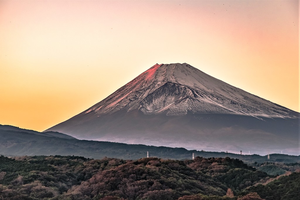 10月21日夕富士