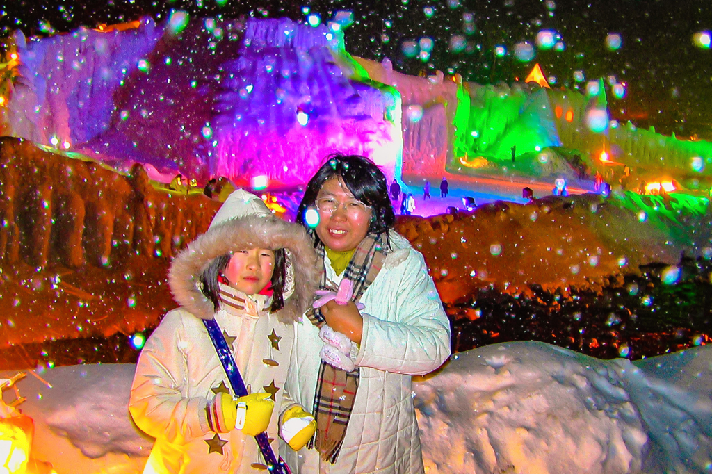 カラフル層雲峡