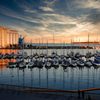 Sunset harbor