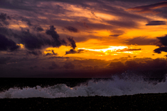 stormy state of the sea