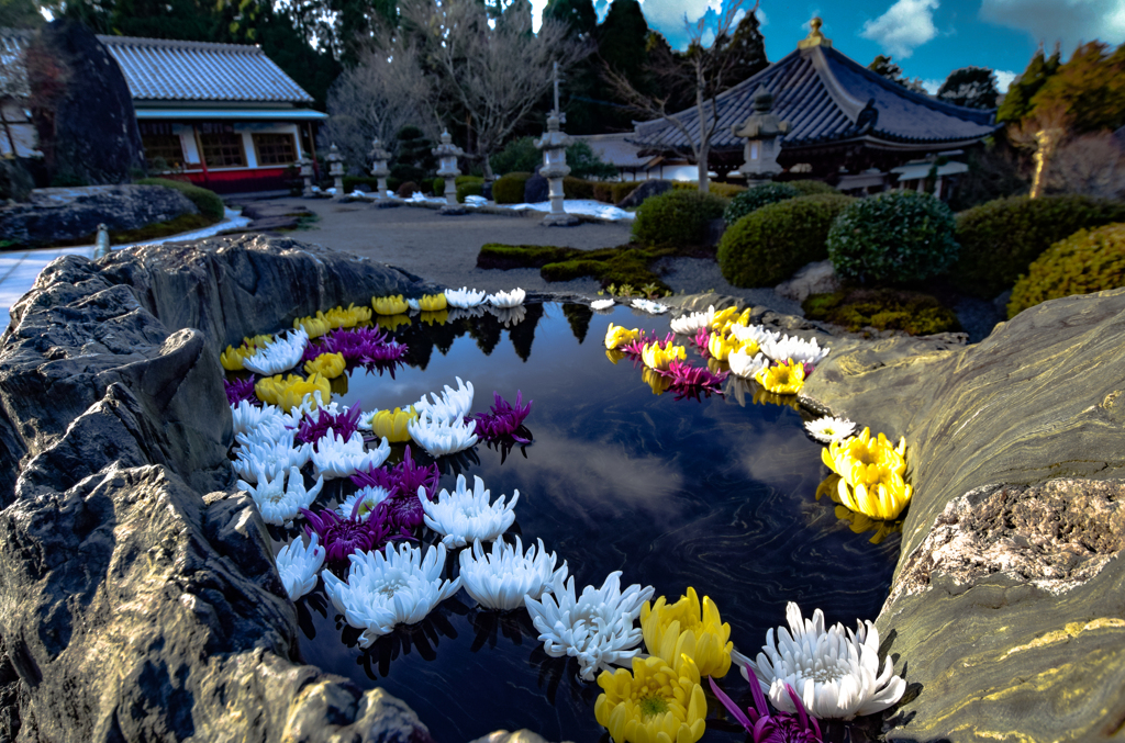 花手水