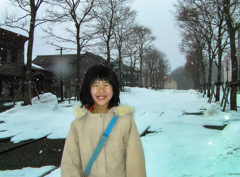 豪雪の街を征く