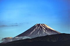 本日早朝の富士