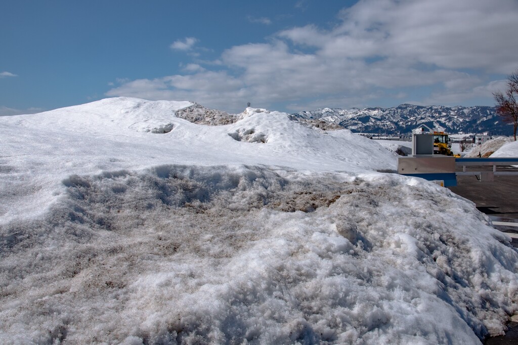 除雪通行止め