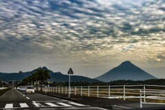 お正月の薩摩富士