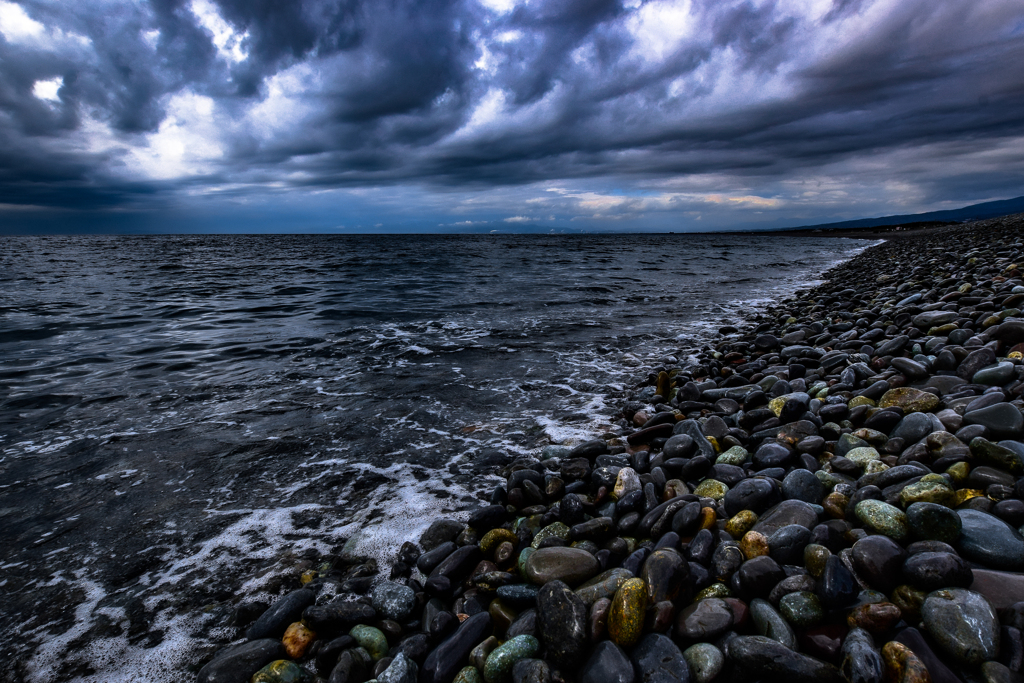 Stone beach
