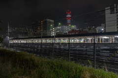 雨の駅