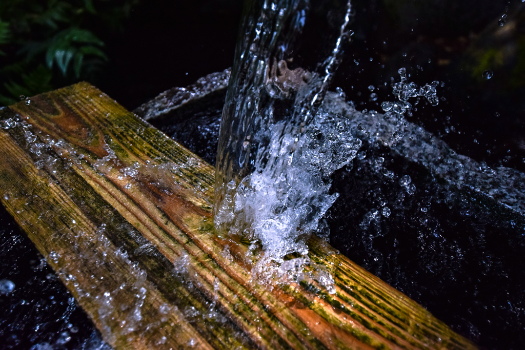 富士の雪解け水