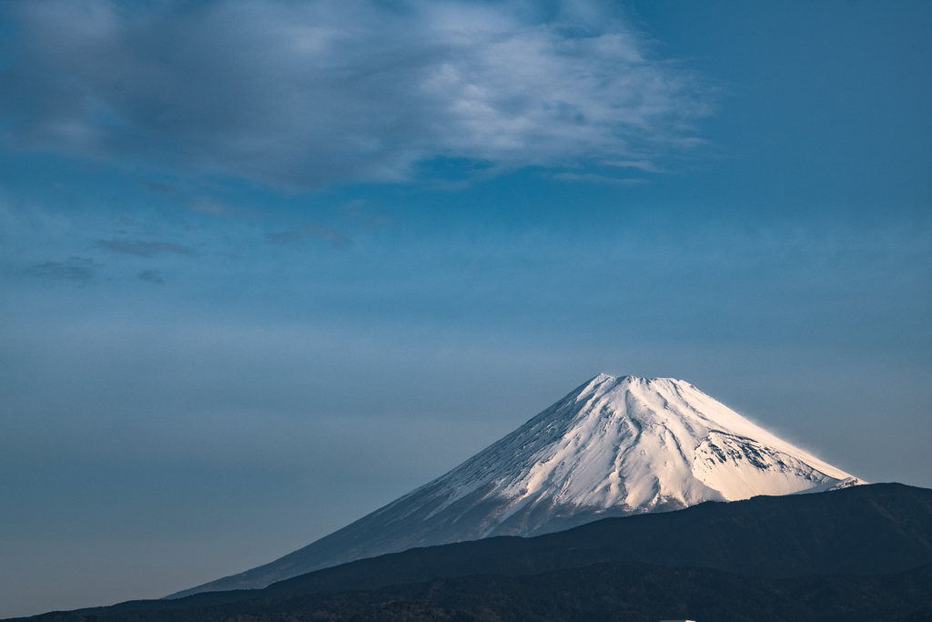 本日早朝の富士山