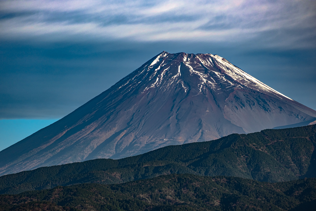 立冬の日の富士