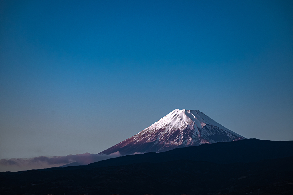 夕富士