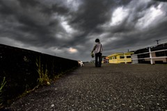 愛犬散歩（Going home）