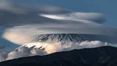 ２月初日の富士山