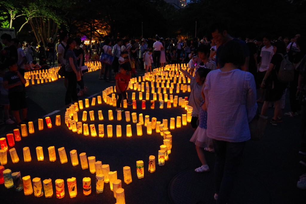 増上寺 七夕祭り 和紙キャンドルナイト2018