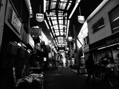 商店街にて