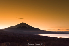 元旦の夕景