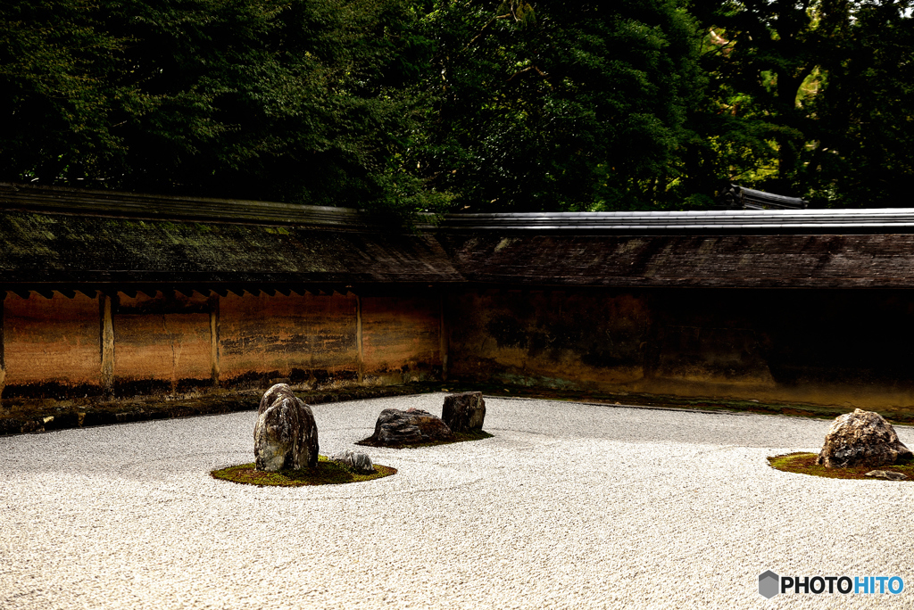 京都の秋　～龍安寺　虎の子渡しの庭～