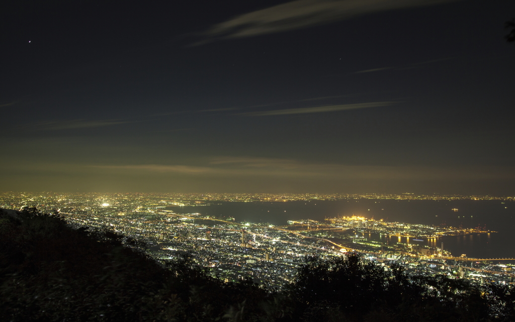 日本三大夜景　掬星台