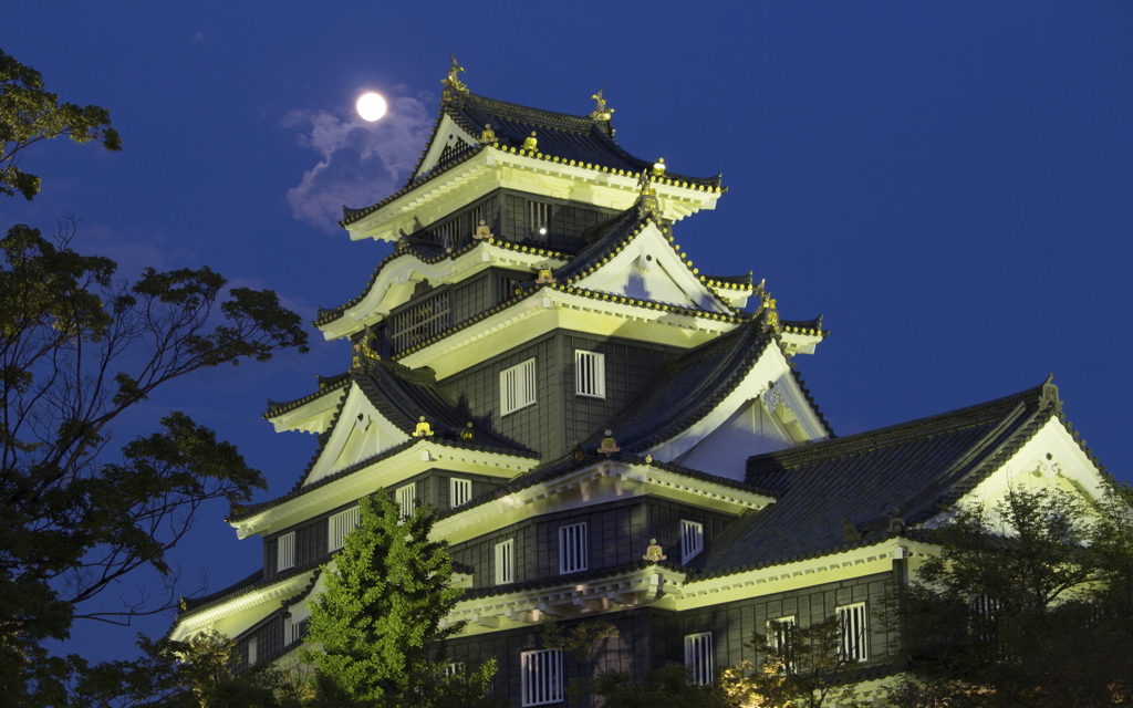 岡山城
