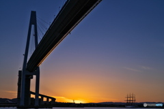 新湊大橋 夕景 ③