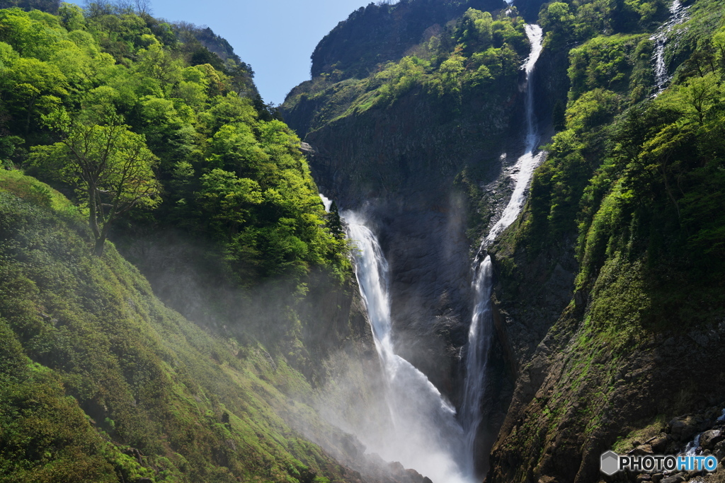 初夏の称名滝