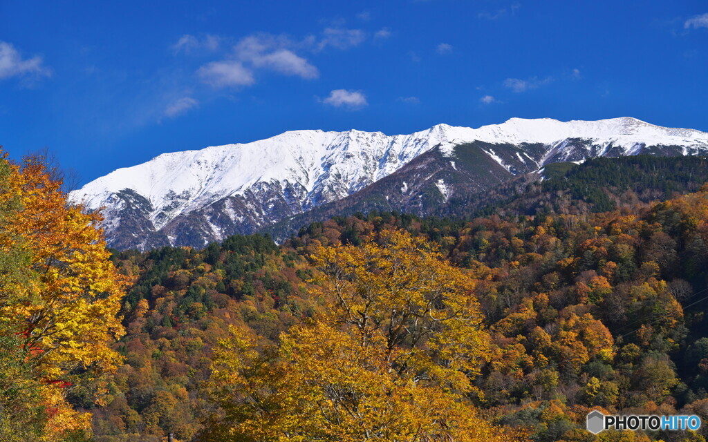 冠雪の薬師岳