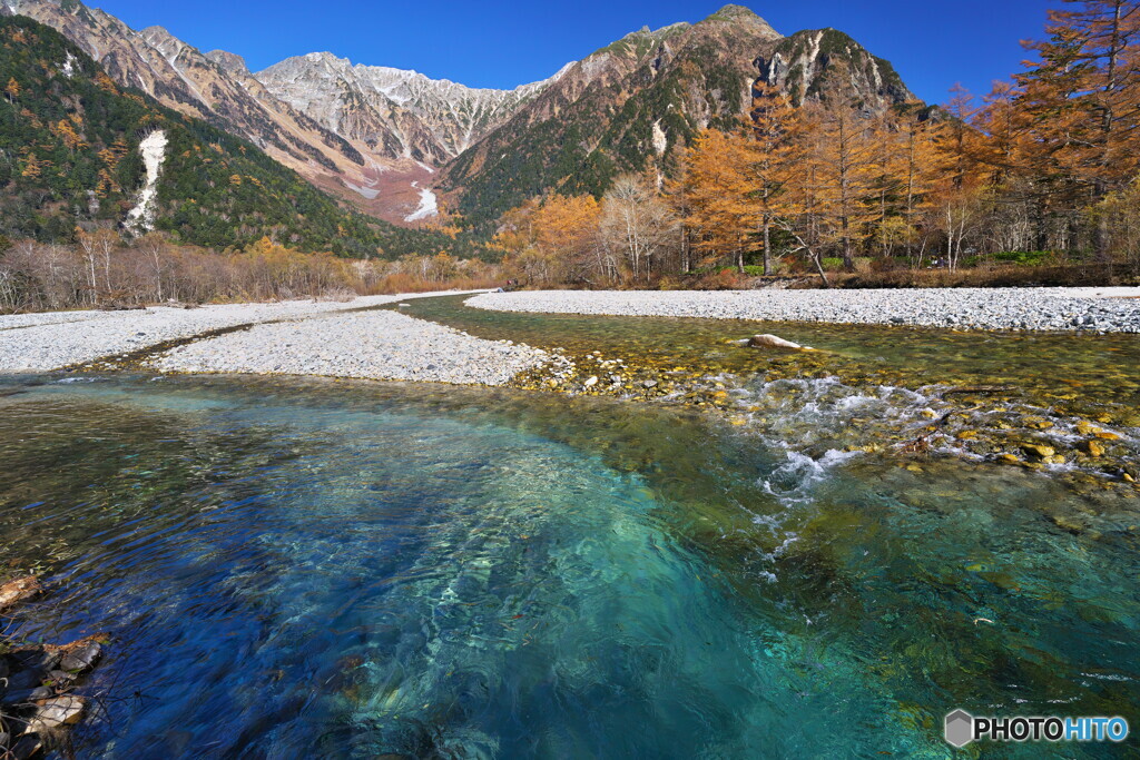 碧の梓川