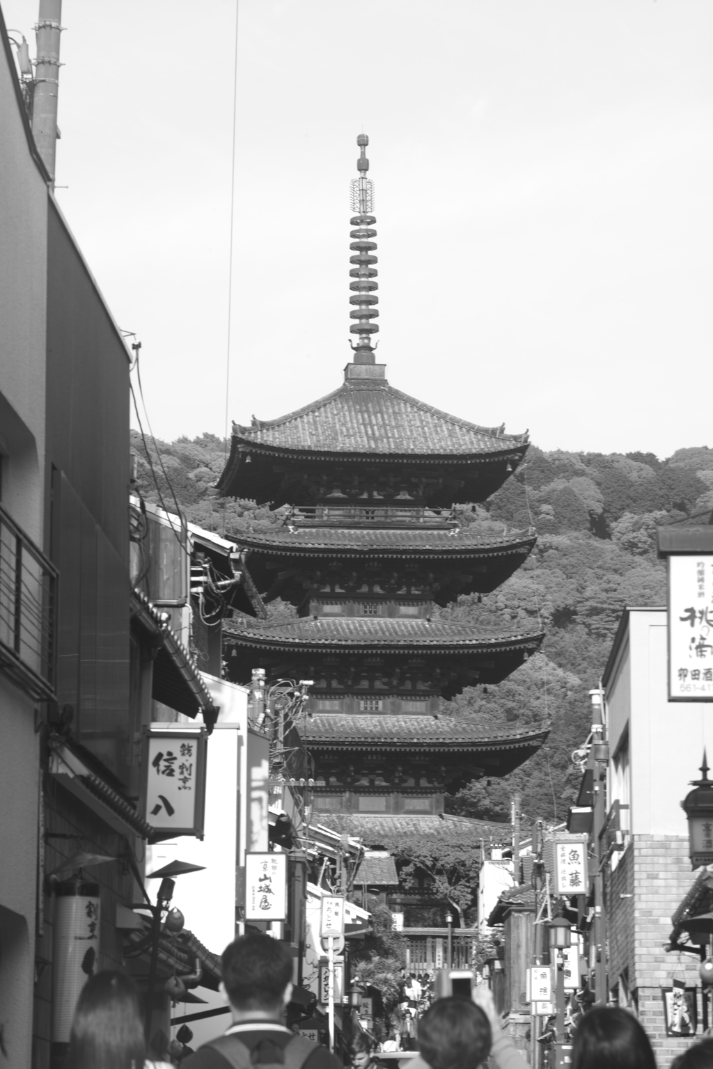 京都　清水寺　五重の塔