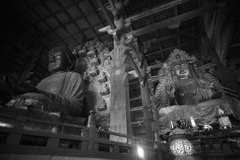 東大寺　大仏と観音