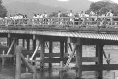 京都　嵐山　渡月橋