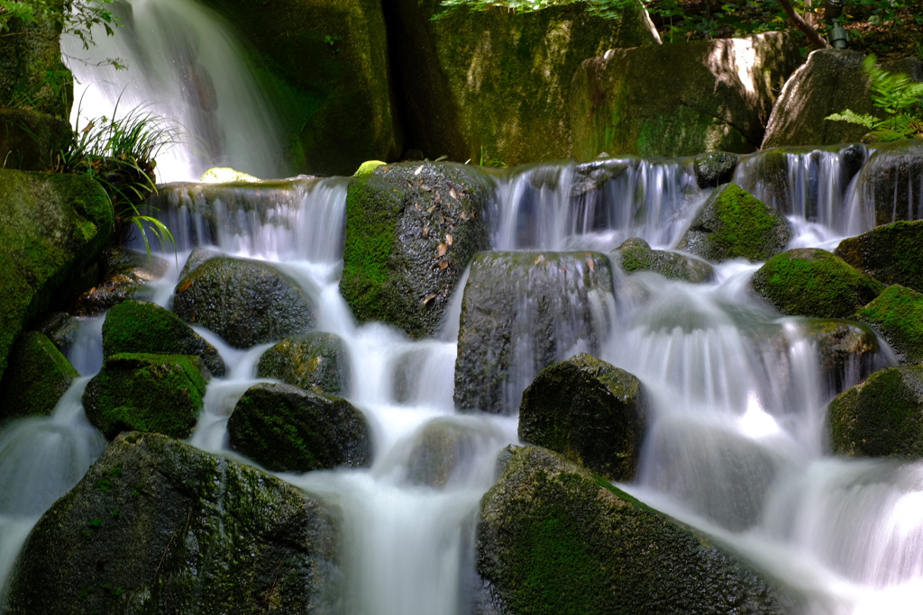 徳川園　大曽根の滝