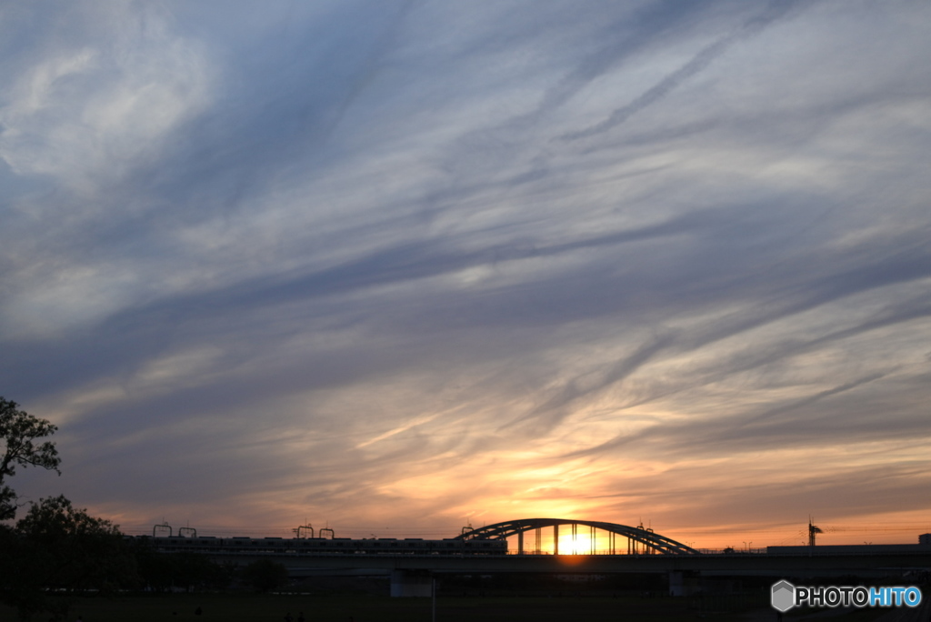 夕暮れ