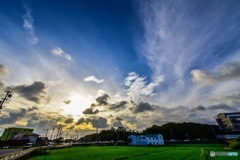 夕暮れ