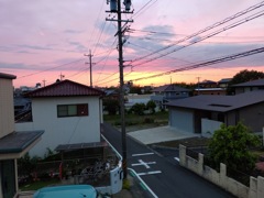夕暮れ