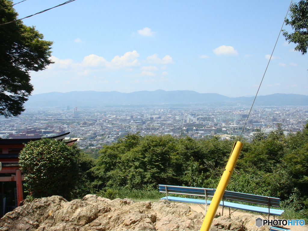 伏見稲荷からの風景