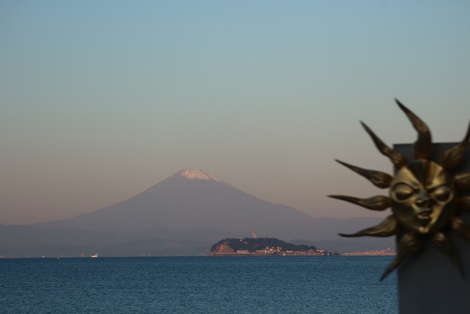 相模湾と富士山