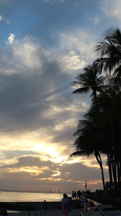 Hawai 夕暮れ