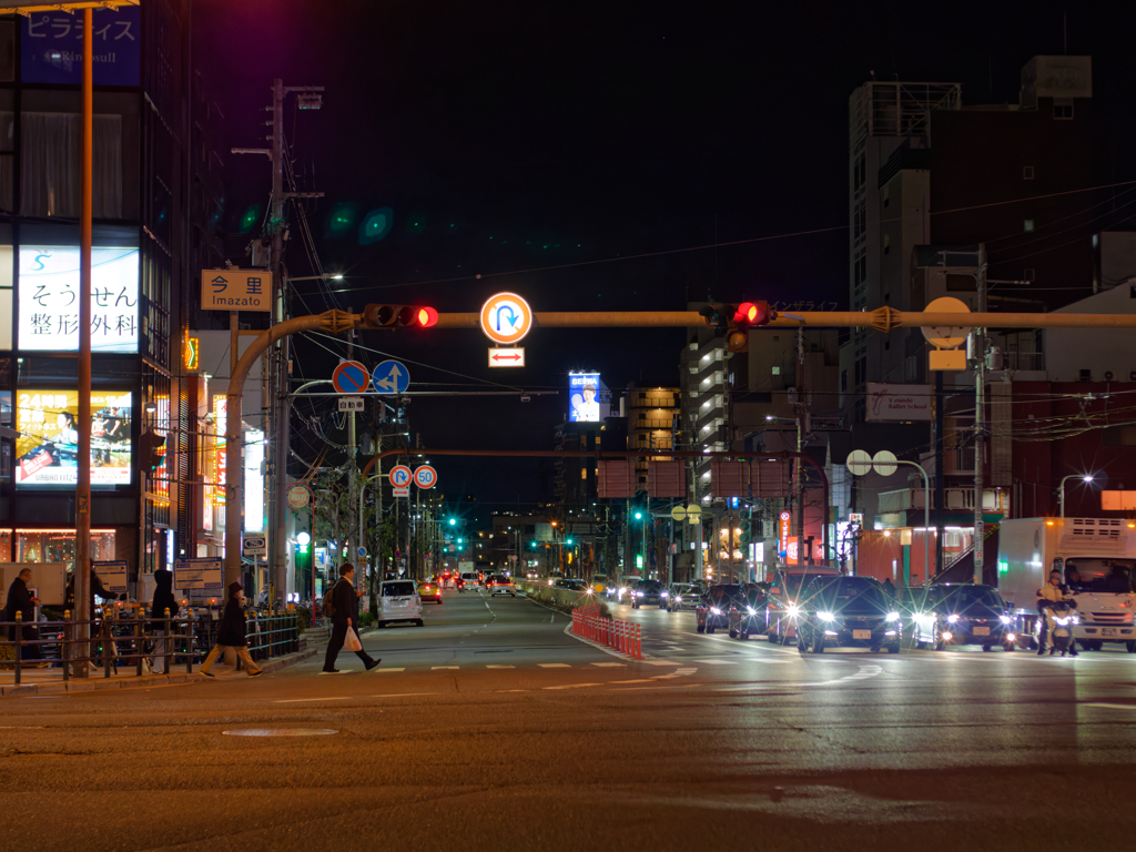 換算80mmもいい　F2.8で撮影