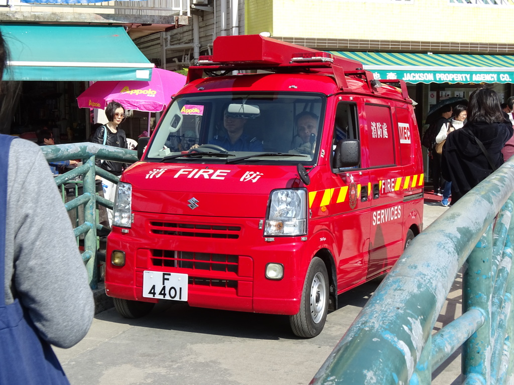 ラマ島の消防車