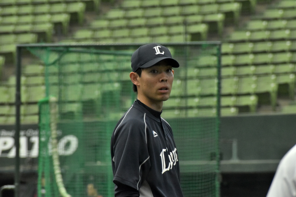 西武ライオンズ　秋山翔吾選手　練習中