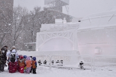 雪祭りと子供たち