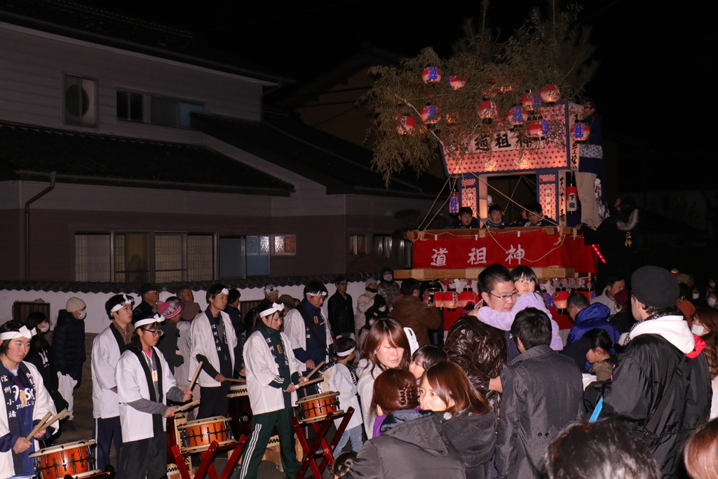 御影新田の道祖神祭り