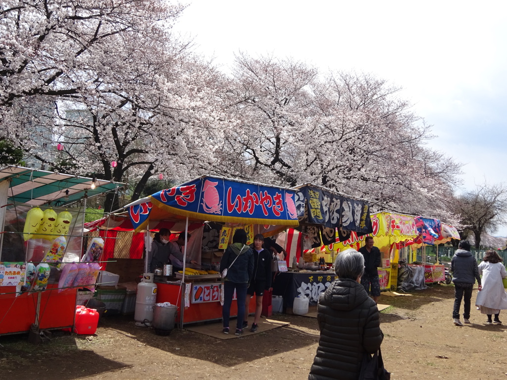 花見の屋台