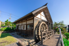 道の駅_こもち_水車_1