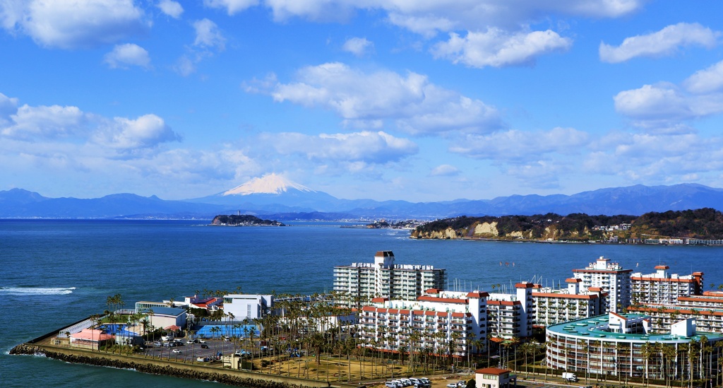 快晴の湘南