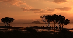 湖北の夕景