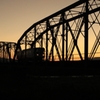 黄昏の鉄橋