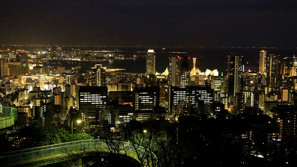 みなと街の夜景